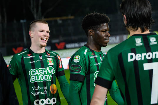 Varbergs Anton Liljenbäck och Filipe Sisse