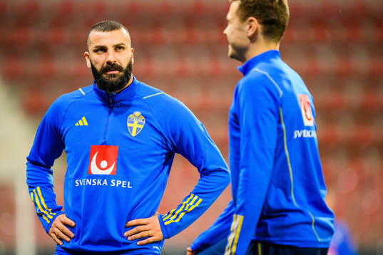 Mikael Ishak of the Swedish national football team