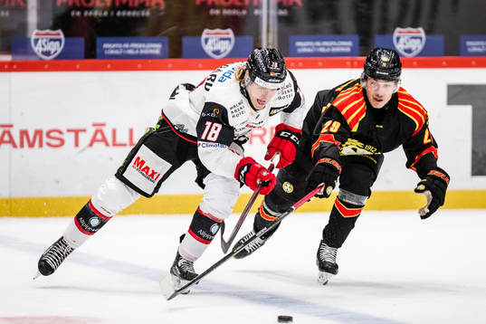 Malmö Redhawks Marcus Sylvegård och Brynäs Oscar