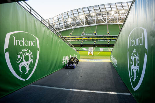 General view of Aviva Stadium