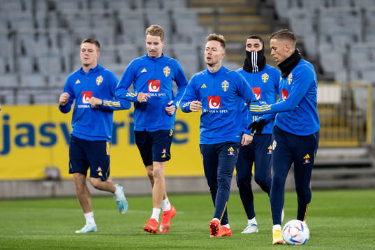 Emil Holm, Samuel Gustafson, Joel Andersson and Jesper