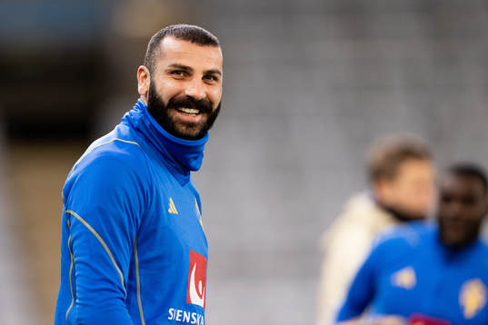 Mikael Ishak of the Swedish national football team