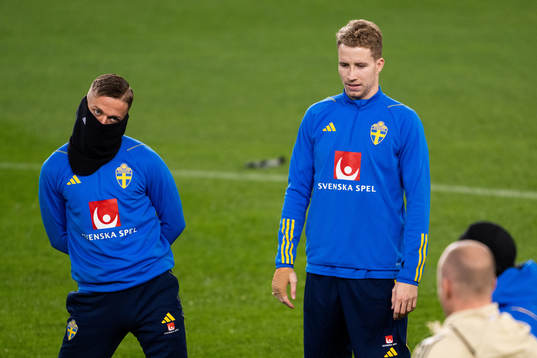 Jesper Karlsson and Samuel Gustafson of the Swedish