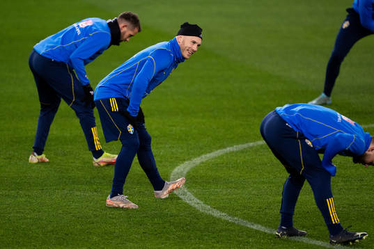 Magnus Eriksson of the Swedish national football team
