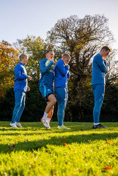 Birger Meling, Marius Lode, Julian Ryerson and Sivert Heggheim Mannsverk of the Norwegian national football team