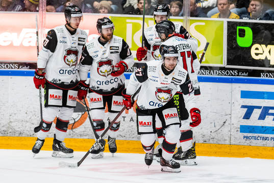 Malmö Redhawks Ponthus Westerholm jublar