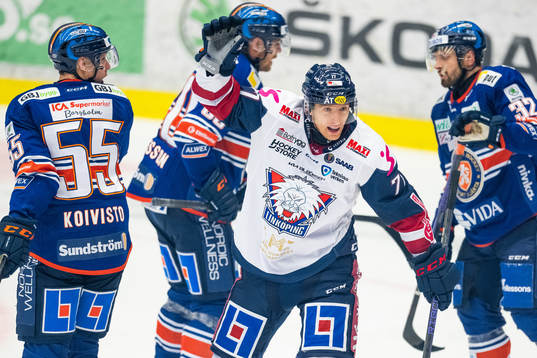 Linköpings Markus Hännikäinen jublar