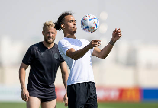 [DK=20221120: Herrelandsholdet træner i Doha, Qatar -