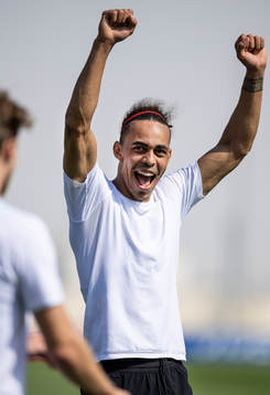 [DK=20221120: Herrelandsholdet træner i Doha, Qatar -