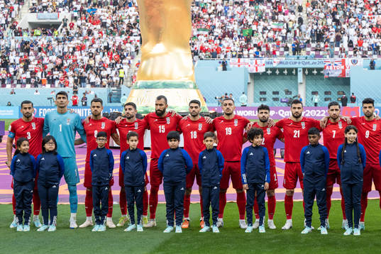 Players of Iran choose not to sing
