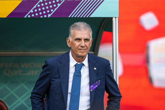Head coach Carlos Queiroz of Iran