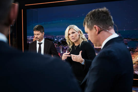 Mikael Lustig och Anna Brolin