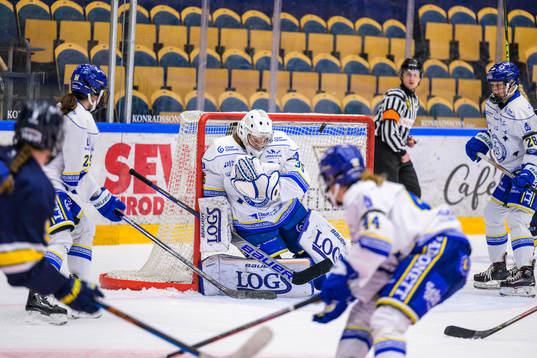Leksands målvakt Emma Polusny