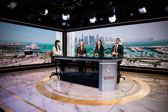 Vicki Blommé, Frida Nordstrand, Lotta Schelin och Siavoush Fallahi