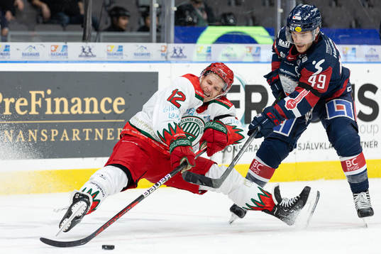 Frölundas Max Friberg och Linköpings Benjamin Maxwell
