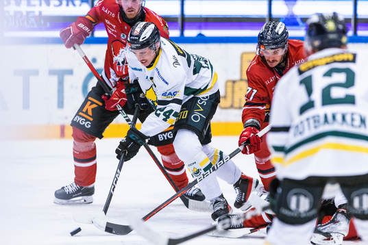 Östersunds Casper Larsson och Vita Hästens Eric Hjorth