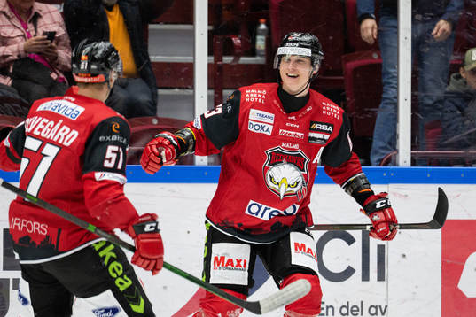 Malmö Redhawks Fredrik Händemark jublar