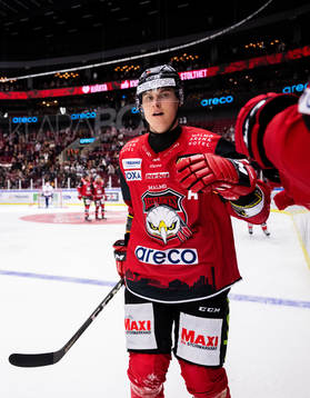 Malmö Redhawks Fredrik Händemark jublar