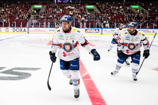 Växjös Robert Rosén jublar