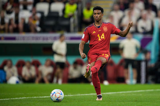 Alejandro Balde of Spain