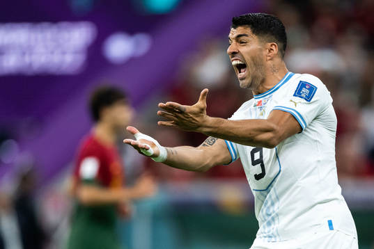 Luis Suarez of Uruguay