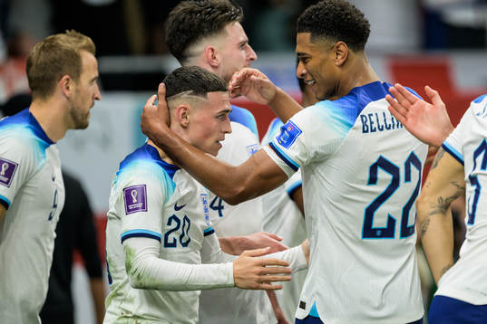 Phil Foden of England celebrates