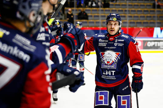 Linköpings Patrick Russell jublar