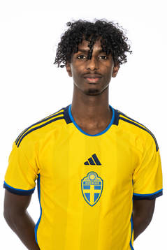 Abdifatah Mohamed Muse poserar för ett porträtt