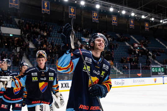 Djurgårdens Wiktor Nilsson jublar