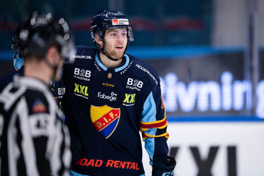 Djurgårdens Wiktor Nilsson jublar