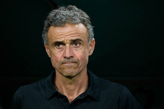 head coach Luis Enrique of Spain