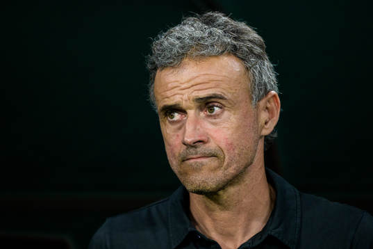 head coach Luis Enrique of Spain
