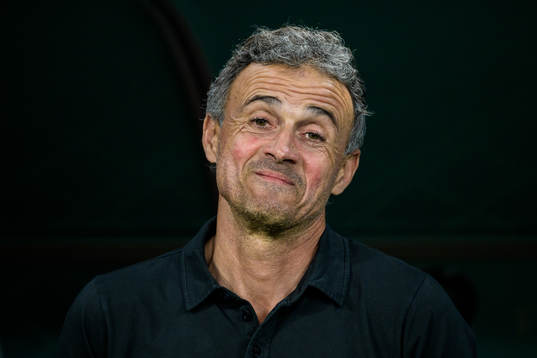 head coach Luis Enrique of Spain