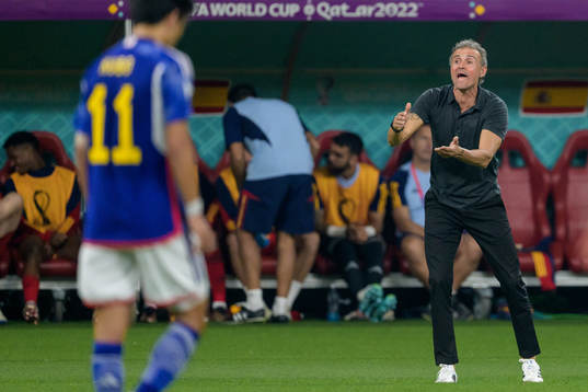 head coach Luis Enrique of Spain