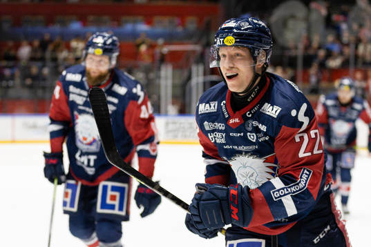 Linköpings Vilmos Gallo jublar