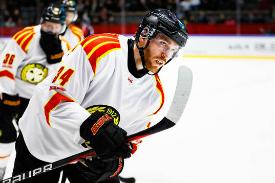 Brynäs Oscar Eklind jublar