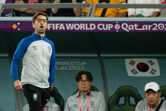 Head coach Paulo Bento of South Korea