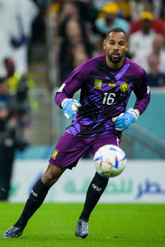 Goalkeeper Devis Epassy of Cameroon