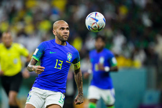 Dani Alves of Brazil