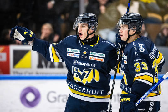 HV71s Herman Hansson jublar