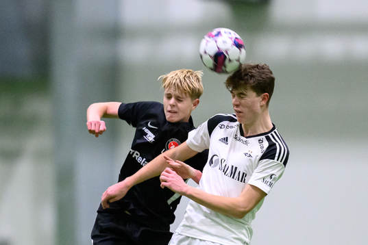 Midtjyllands Simon Kristiansen och Rosenborgs Magnus Holte