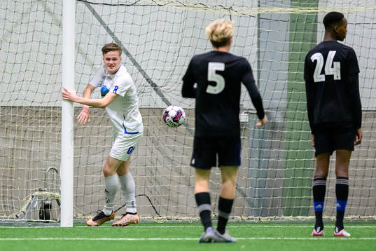 Haugesunds Roy Warholm jublar efter 1-1