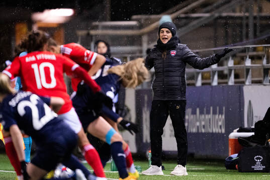 Head coach Renée Slegers of Rosengård