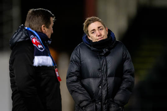 Chairman Håkan Wifvesson and Sports director Therese Sjögran of FC Rosengård
