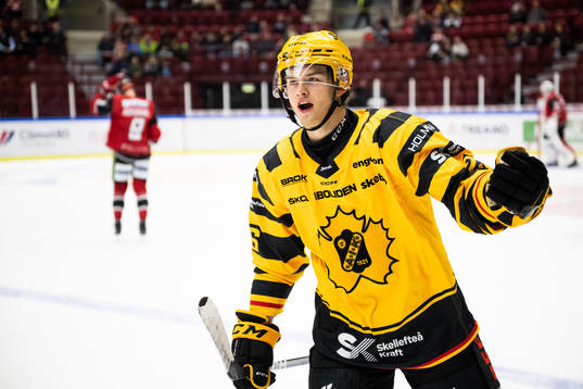 Skellefteås Simon Robertsson jublar