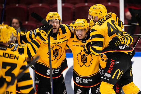 Skellefteås spelare jublar