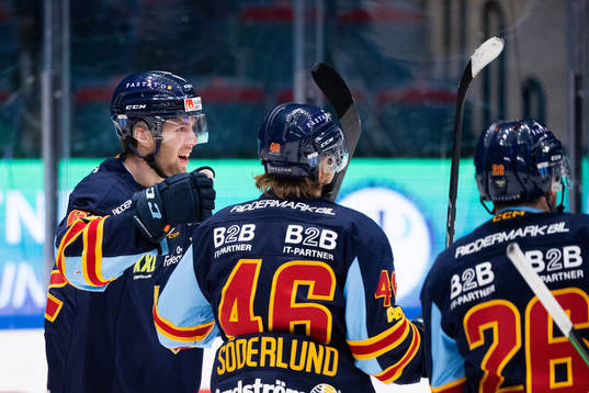 Djurgårdens Wiktor Nilsson jublar