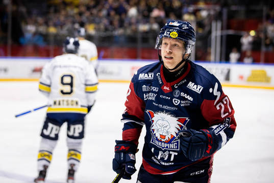 Linköpings Vilmos Gallo jublar