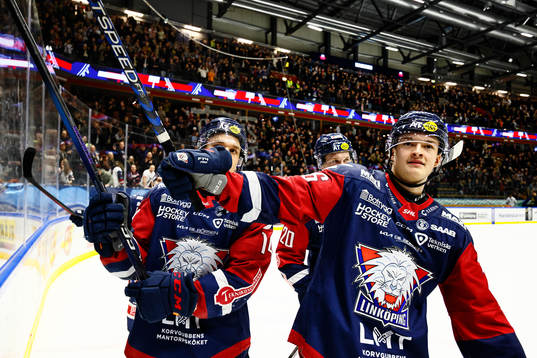 Linköpings Fabian Wagner jublar