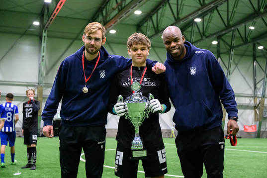 IFK Göteborgs tränare Johan Karlsson, målvakt Linus